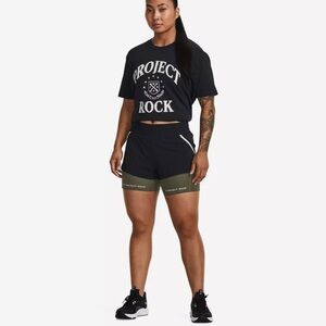 Under Armour Project Rock leg day Flex Performance Gym Short workout activewear
